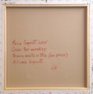 Dipinto su tela.Arte moderna.Pop Art. Opere d'arte