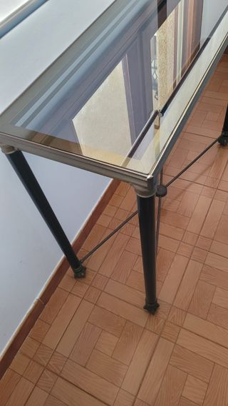 Mesa cristal vintage metal