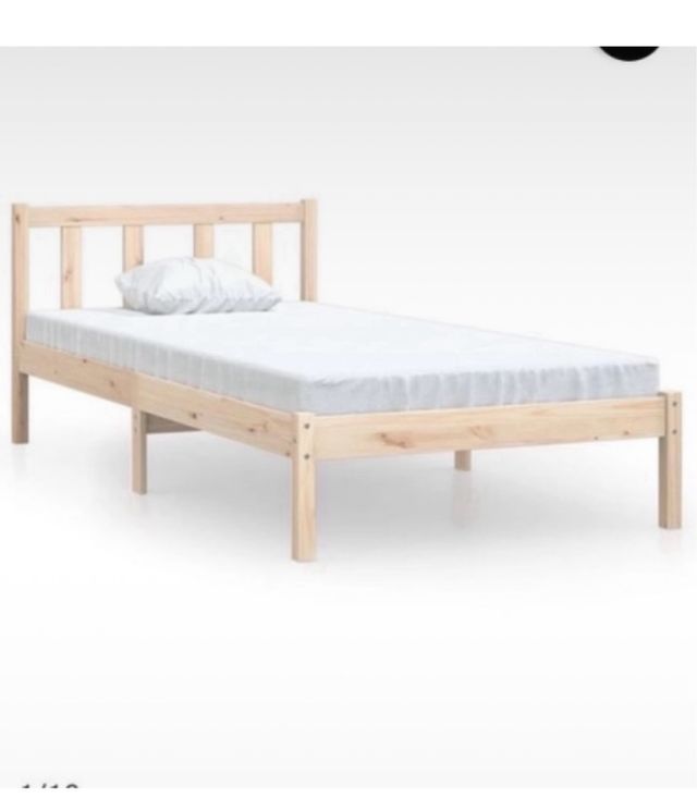Cama individual madera - 90x200cm