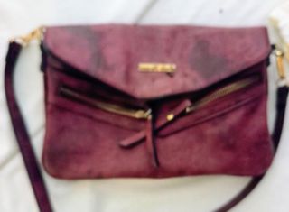 Bolso bandolera morado