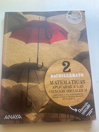 Matemáticas aplicadas a las Ciencias Sociales II.