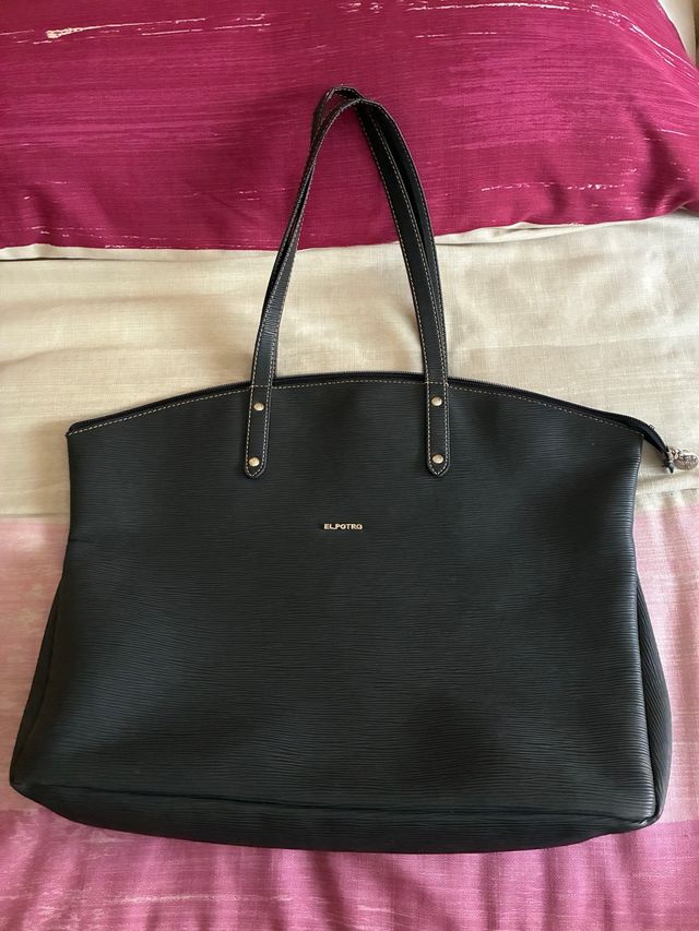 Bolso El potro negro grande