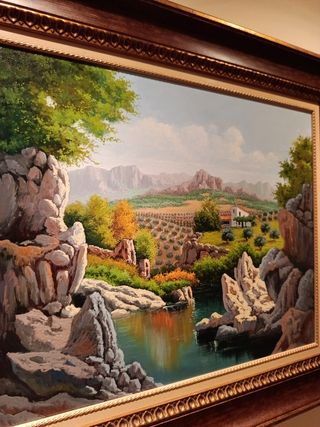 Gran Cuadro Paisaje - Óleo sobre lienzo
