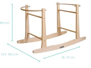Cuna moisés de madera