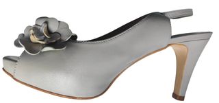 Sandalias peep toe Stephen Allen grises