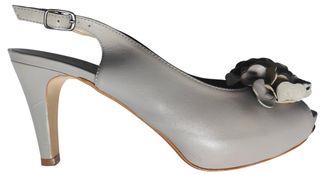 Sandalias peep toe Stephen Allen grises