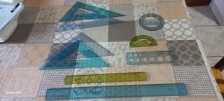 Set materiale scolastico trasparenti