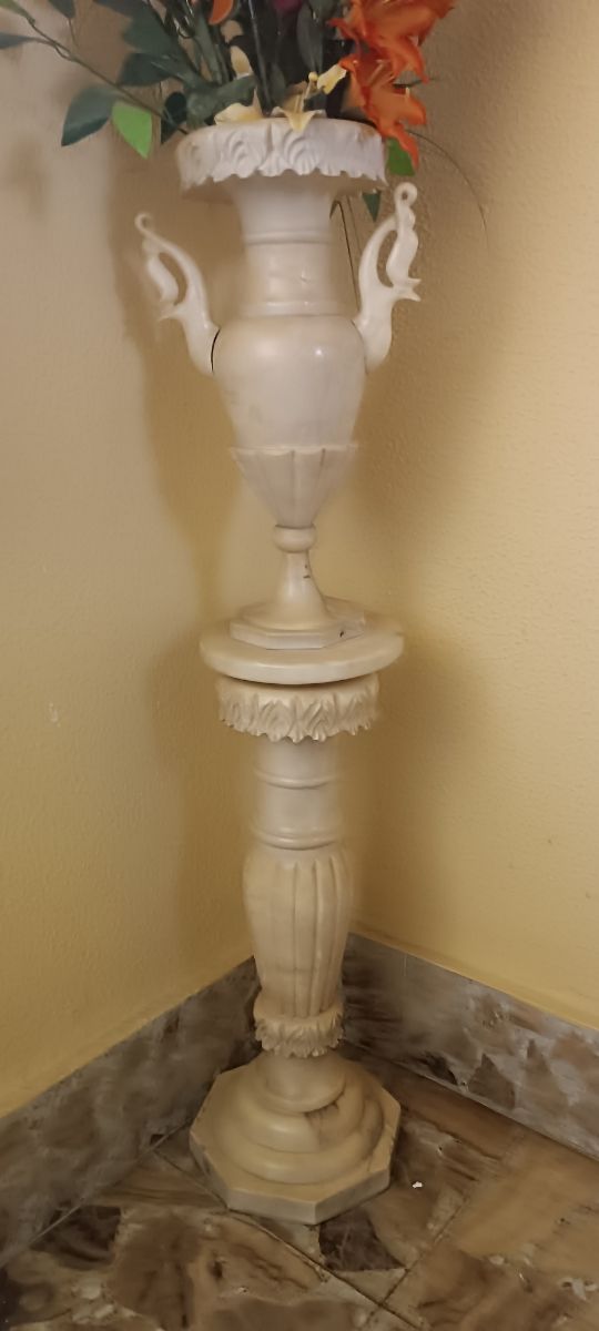 Columna mármol blanco - Decoración