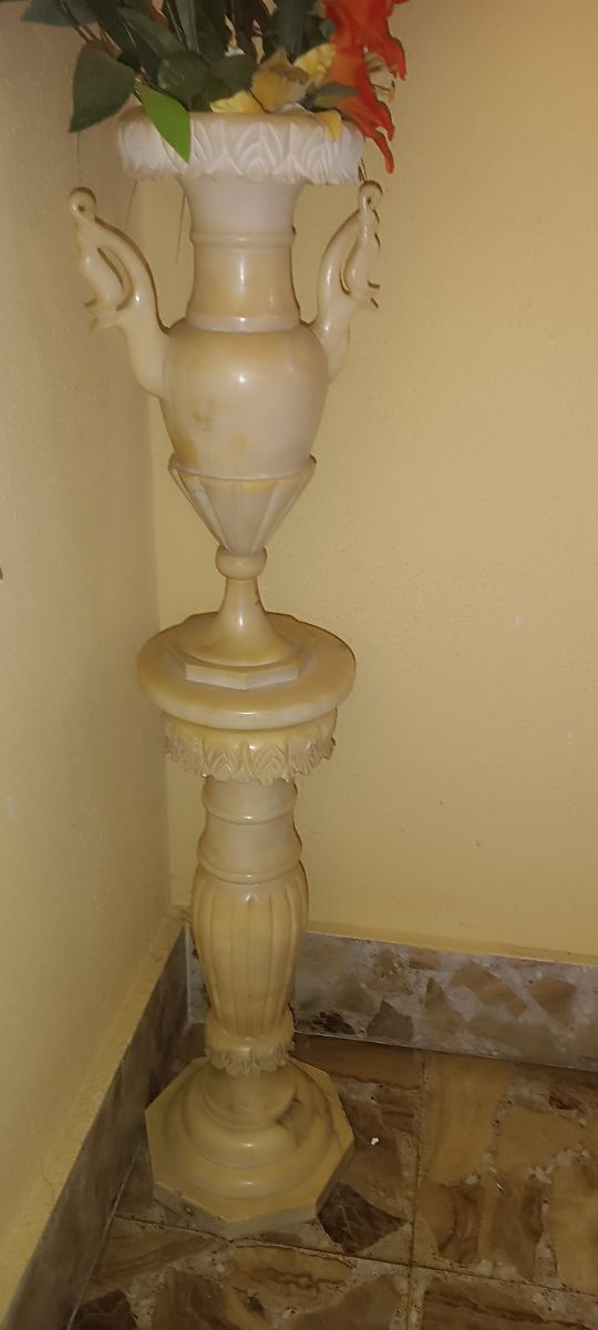 Columna mármol blanco - Decoración