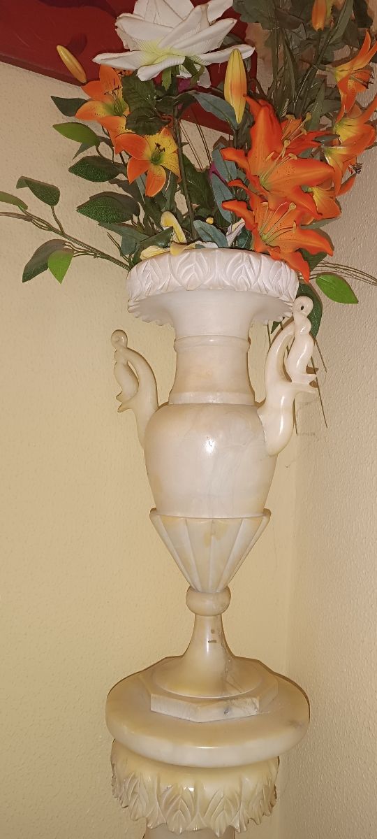 Columna mármol blanco - Decoración