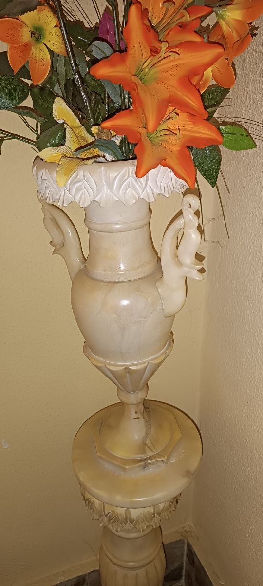 Columna mármol blanco - Decoración