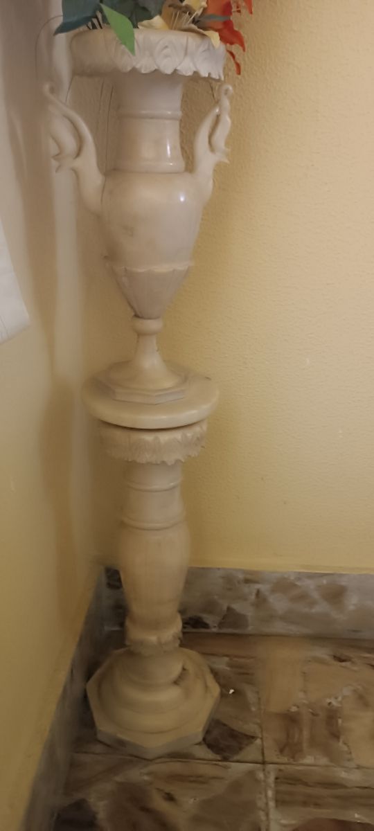 Columna mármol blanco - Decoración