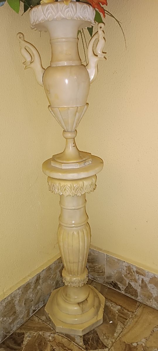 Columna mármol blanco - Decoración