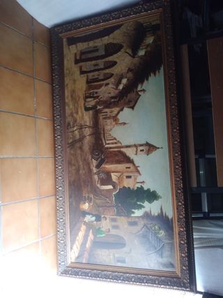Cuadro de la época antigua gran pintor