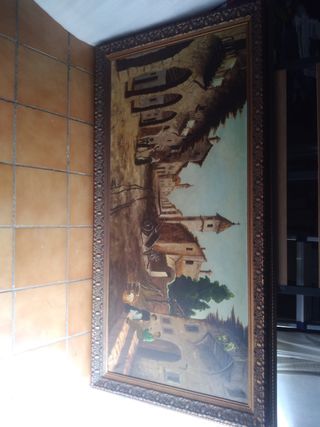 Cuadro de la época antigua gran pintor
