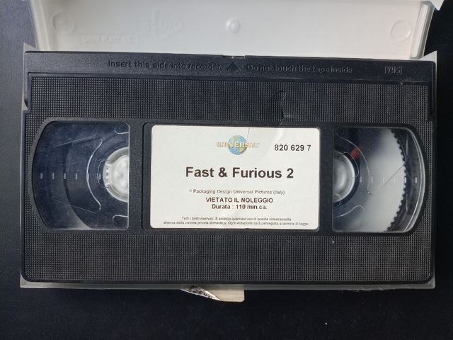 VHS 2 Fast 2 Furious ITA