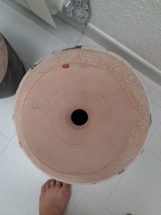 2 Jarrones Decorativos Cerámica. 