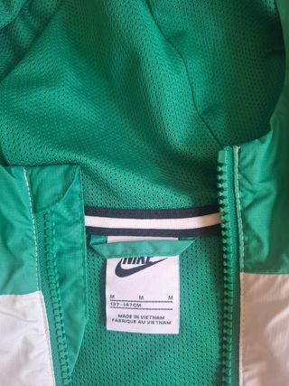 Chaqueta Nike niño verde-amarilla