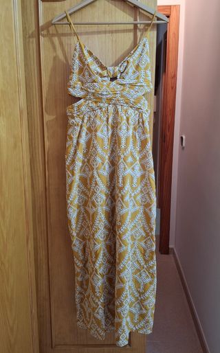Vestido Zara midi amarillo a estrenar 
