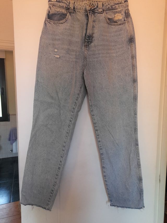 Vaqueros rectos Zara M - Azul claro