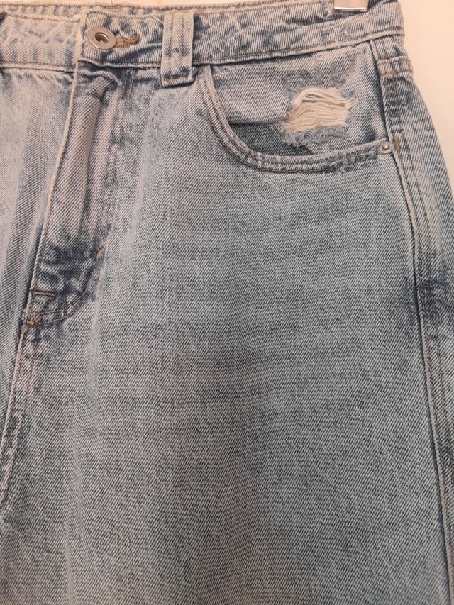 Vaqueros rectos Zara M - Azul claro