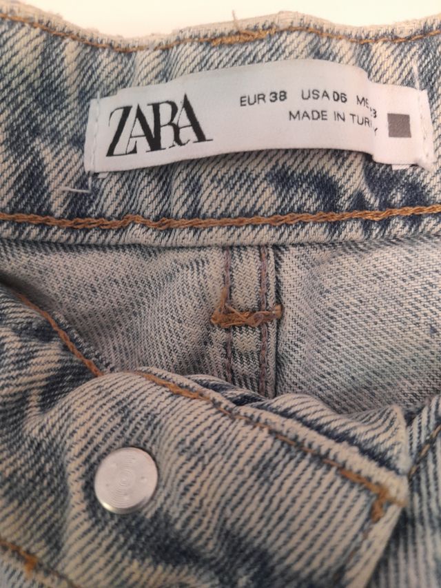 Vaqueros rectos Zara M - Azul claro
