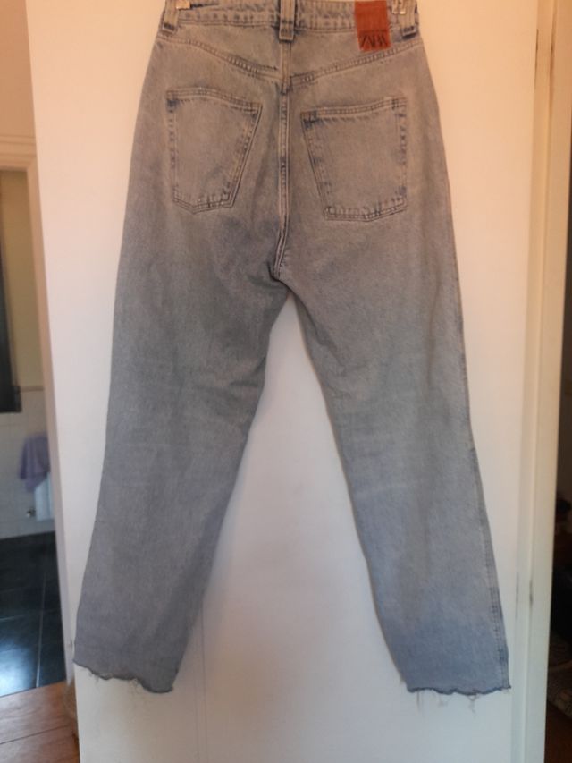 Vaqueros rectos Zara M - Azul claro