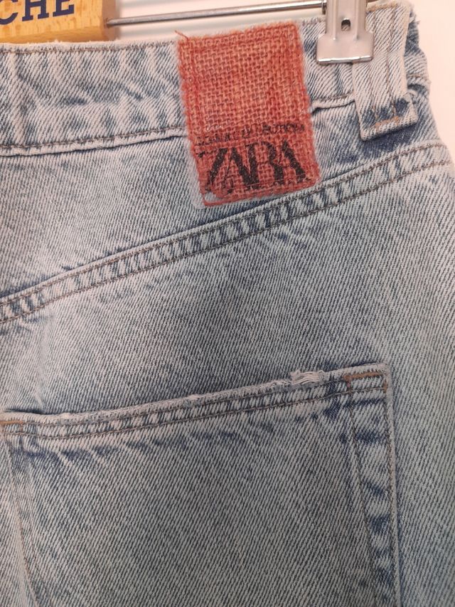 Vaqueros rectos Zara M - Azul claro