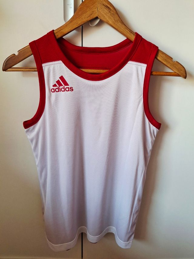 Camiseta Adidas sin mangas T10 reversible