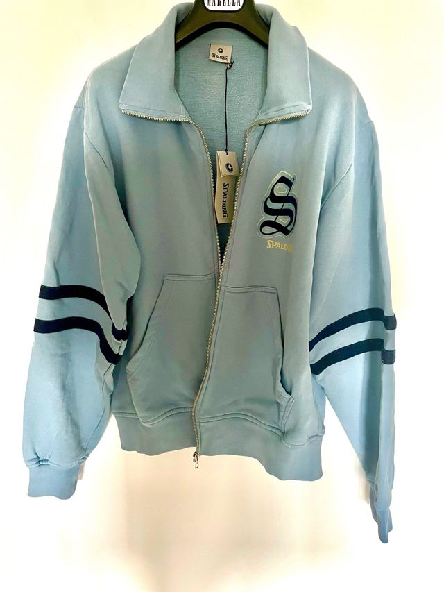 Felpa Spalding blu vintage