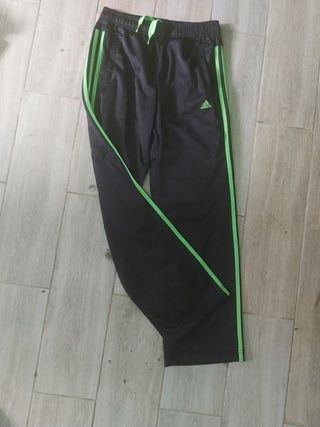 Pantalón deportivo Adidas - Negro/Verde