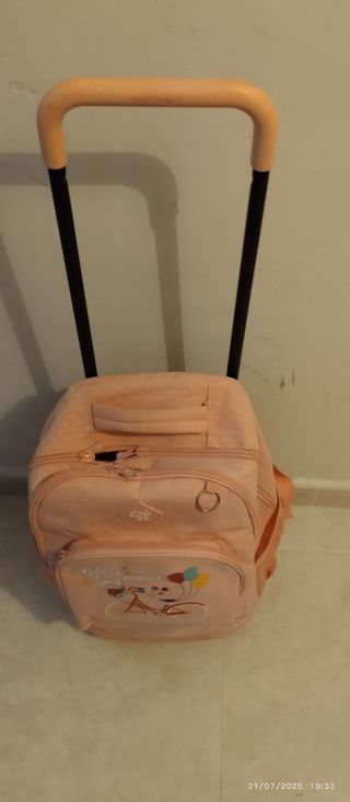 Mochila escolar infantil con ruedas