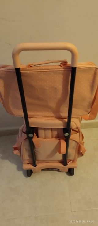 Mochila escolar infantil con ruedas