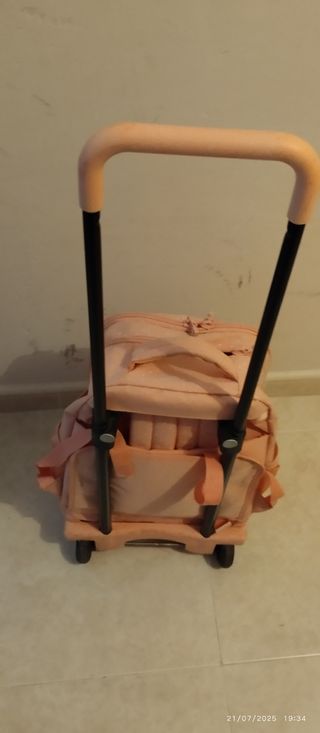 Mochila escolar infantil con ruedas