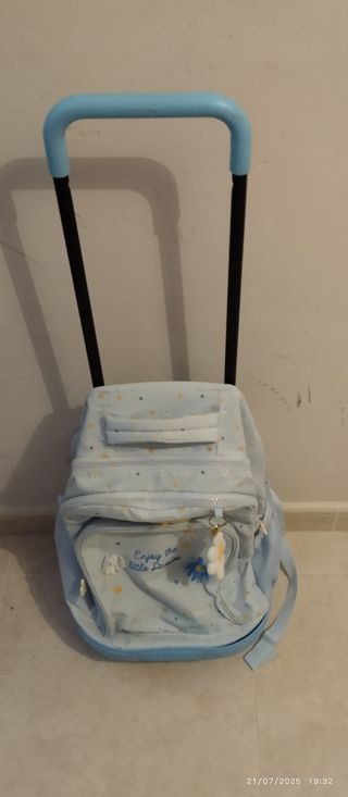 Mochila escolar infantil con ruedas