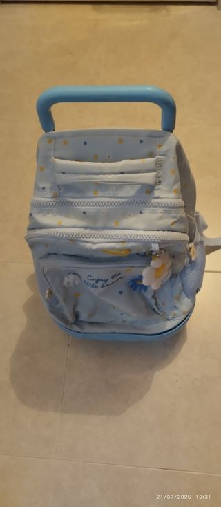 Mochila escolar infantil con ruedas