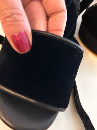 Tacones negros 39 - Piel italiana