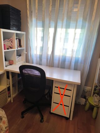 Escritorio solo mesa LAGKAPTEN Ikea blanco