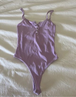 Body Bershka morado
