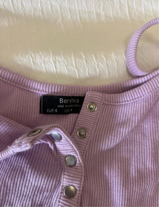 Body Bershka morado