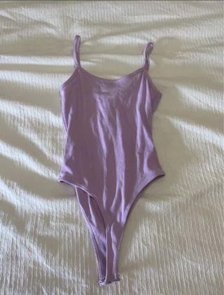 Body Bershka morado