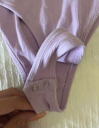 Body Bershka morado