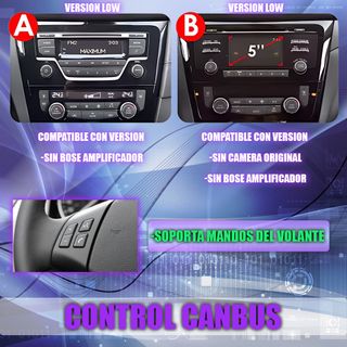 PANTALLA GPS NISSAN QASHQAI X TRIAL 2014-2018