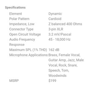Micrófono Electro Voice Retro