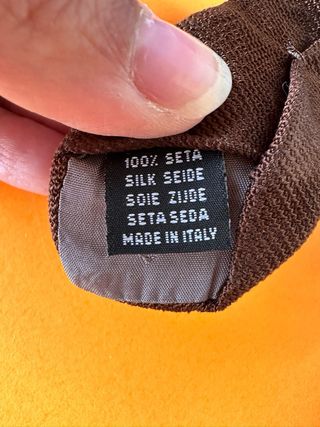 Cravatta seta Pal Zileri marrone
