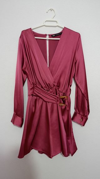 Mono Zara rosa XS - Burgundy