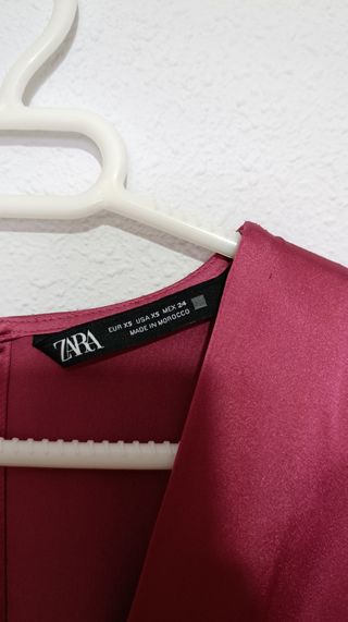 Mono Zara rosa XS - Burgundy