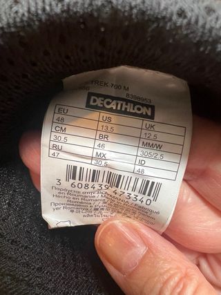 Botas trekking  nº48 FORCLAZ Trek700