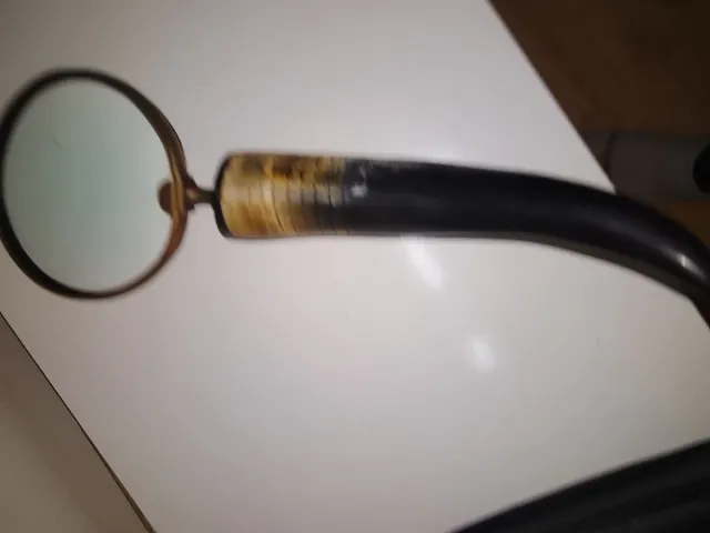 Lupa bronce y cuerno. MEJOR QUE NUEVA
