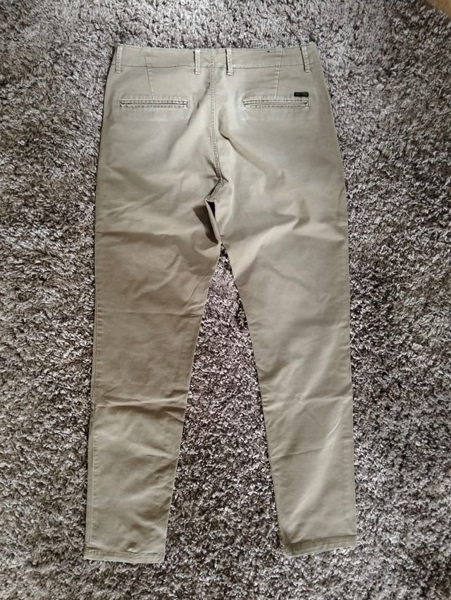 Pantaloni Jack & Jones beige slim fit